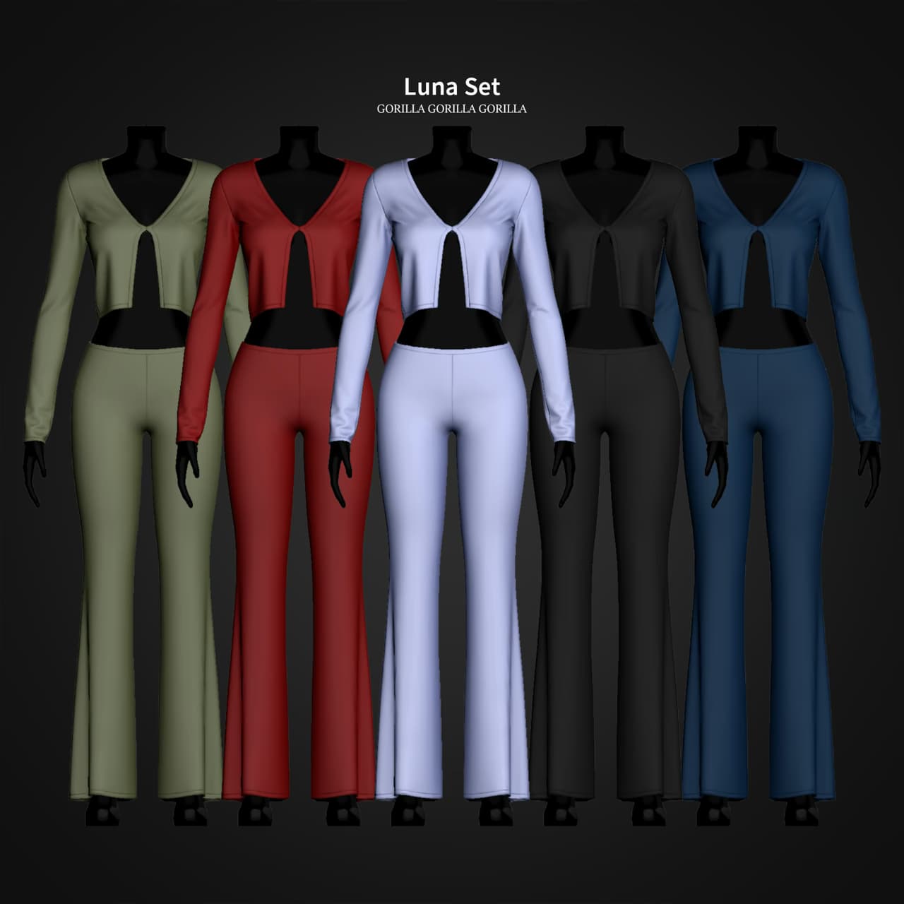 Скриншот мода Комплект одежды Luna Set
